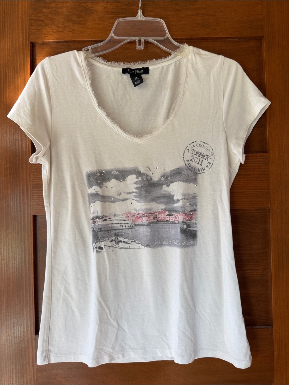 White House Black Market Paris top